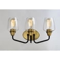 thumbnail image 4 of 26122CLBZAB Maxim Lighting Goblet-3 Light Bath Vanity-18 Inches wide by 9.5 inches high-Bronze/Antique Brass Finish, 4 of 5