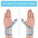 thumbnail image 3 of Eigraketly Soporte para férula para pulgares, Corrector fijo de mano, soporte para férulas, soporte transpirable, estabilizador, equipo de Ropa Deportiva, Zapatos azul, 3 of 6