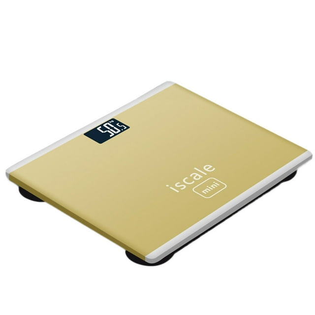 Flmtop Pèse-Personne Électronique Intelligent en Verre avec Écran LCD Précis 180 kg pour la Maison, la Salle de Bain, le Sol et le Corps