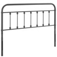 thumbnail image 1 of Modway Tête de Lit en Métal Style Ferme, Réglable, Pleine Grandeur, Gris, 1 of 6
