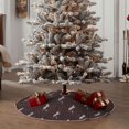thumbnail image 6 of Balery Leopard Print Printed Christmas Tree Skirt , Merry Christmas Party Christmas Tree Decoration,Adjustable Tree Skirt-48", 6 of 8