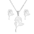thumbnail image 1 of PVCS Women's Fashion Pendant Earring Set Color Clavicle Necklace Exquisite Earrings, 1 of 3