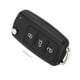 thumbnail image 1 of Carcasa de llave remota de entrada sin llave de 3 botones Unique Bargains para VOLKSWAGEN Caddy 2011-2013, 1 of 7
