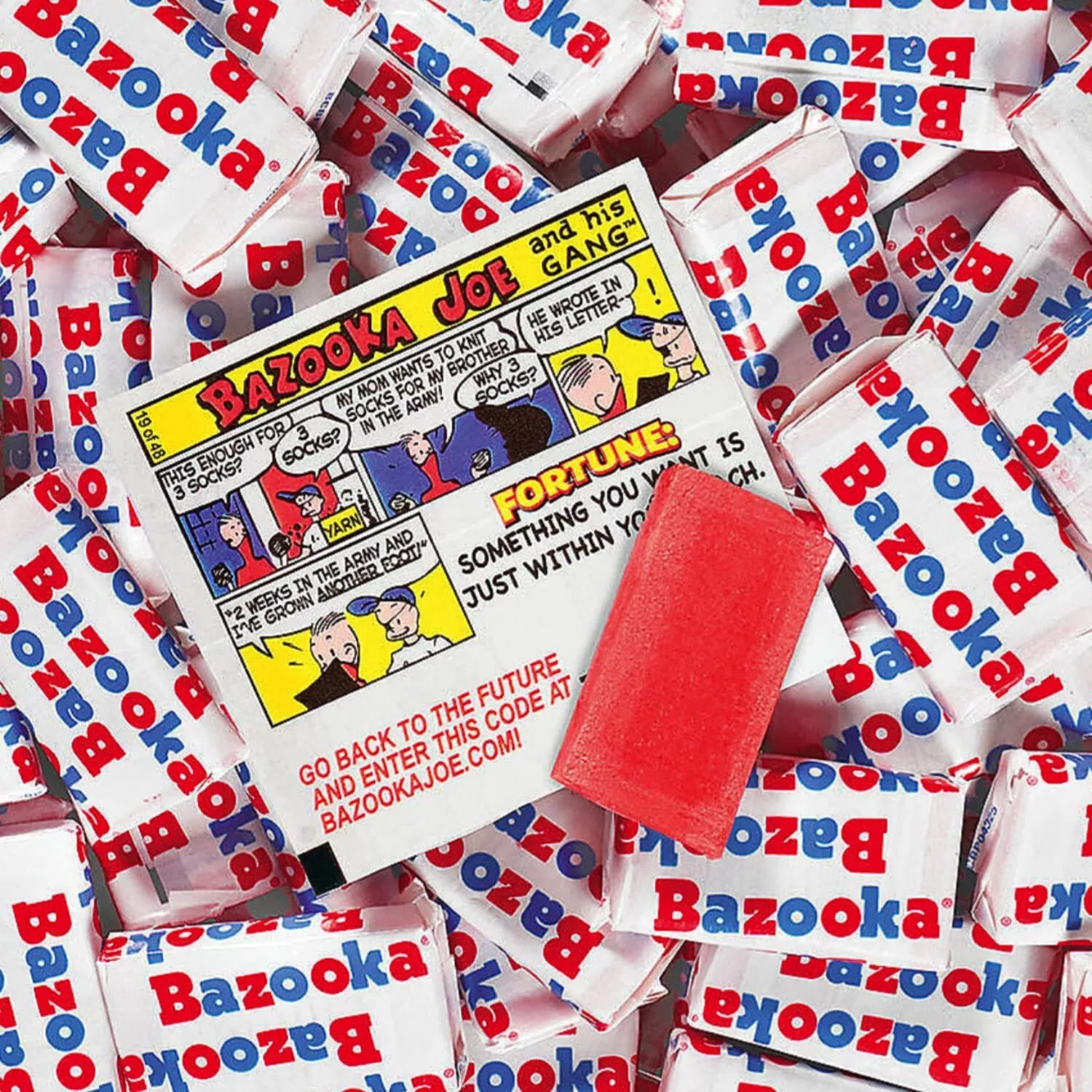 BAZOOKA Bubble Gum, Original Flavor, Bulk & Delicious Gum (4 Pounds)