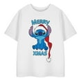 thumbnail image 1 of Lilo et Stitch T-Shirt à Manches Courtes pour Filles Merry Xmas, 1 of 4