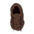 thumbnail image 3 of lionlar Ski Adjustable Drawstring Cap Balaclava Hat for Motorbike Hiking Riding Coffee, 3 of 9