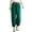 Green, variant on qolati Womens Cotton Linen Tapered Pants Summer Elastic Waisted Palazzo Pants Wide Leg Loose Fit Comfy Yoga Beach Trousers