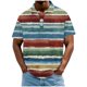 thumbnail image 2 of Blusa y camisa de manga corta con cuello vuelto para hombre, informal, de moda, de color liso, con botones, solapa y hebilla de gancho, camiseta de manga corta de poliéster para hombre., 2 of 5