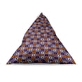 thumbnail image 4 of Geometric Lounger Chair Bag, Print of Retro Square Motifs 70's Warm Colors Geometrical Illustration, High Capacity Storage with Handle Container, Lounger Size, Quartz and Orange, by Ambesonne, 4 of 5
