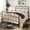 Antique Bronze, variant on Sha Cerlin Queen Bed Frame with Vintage Headboard, Heavy Duty Metal Platform Bed Frame, 12.4" Under-Bed Storage, No Box Spring Needed, Antique Bronze