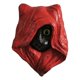 thumbnail image 1 of Estatua de resina con forma de gato misterioso para estanterías, porche, decoración de jardín. Rojo, 1 of 8