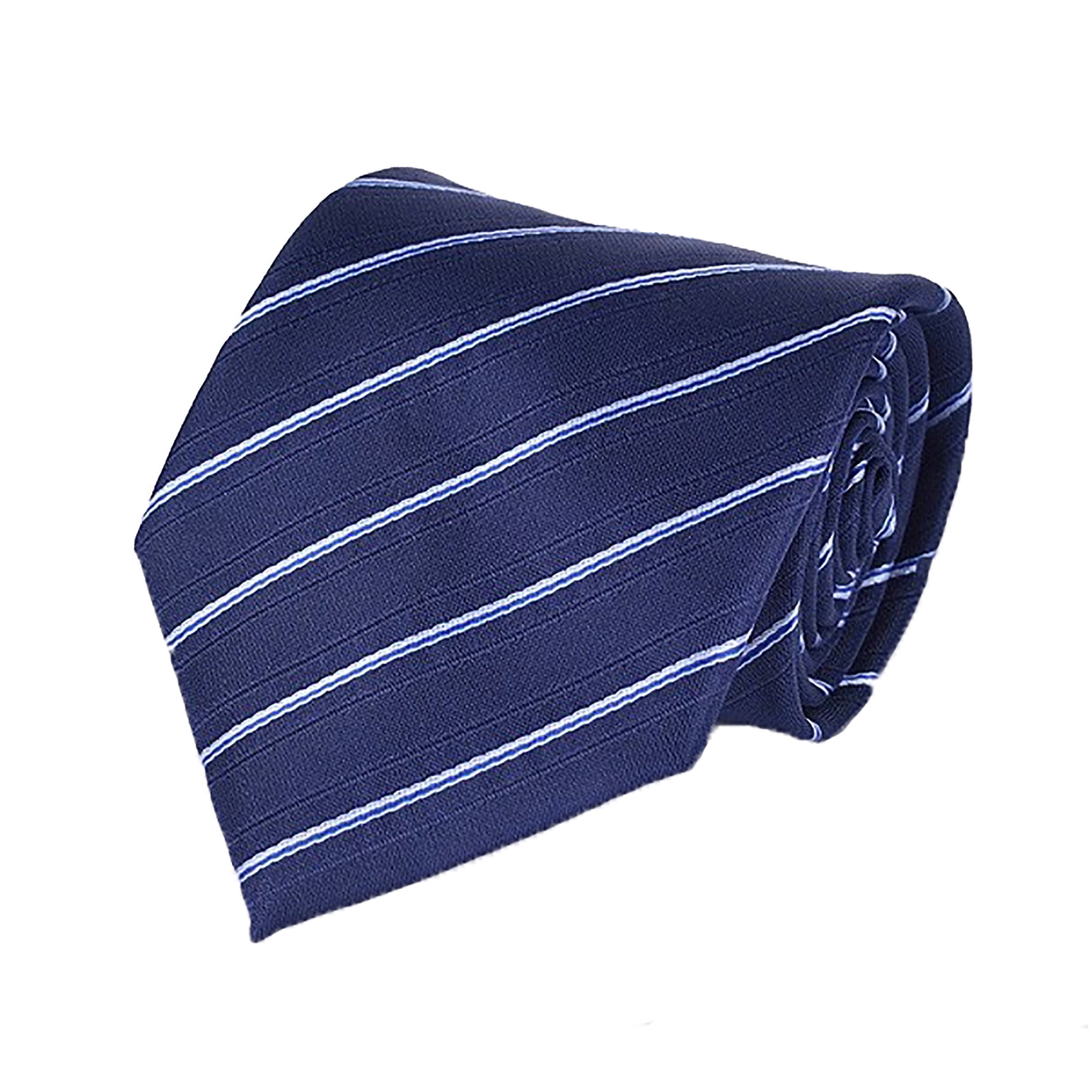 Mens Formal Slim Arrow Designer Blue Tie