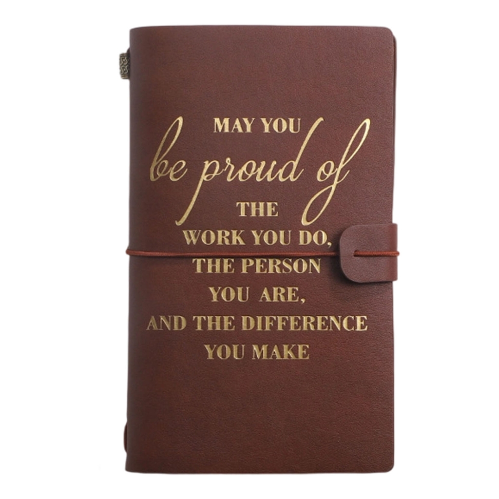 A6 Business Notebook Creative Notebook Meeting Notepad PU Cover Journal Notebook