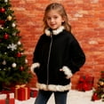 thumbnail image 2 of KAUOD Kids Toddler Full Zipper Fleece Jackets Christmas Fuzzy-Lined Winter Coats Boys Girls Long Sleeve Thick Warm Outwear, 2 of 8