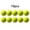 Type A Yellow, variant on 10 Pcs 15mm Fishing Floats Bobber Ball Beads Foam Strike Indicators Buoys Tackle
