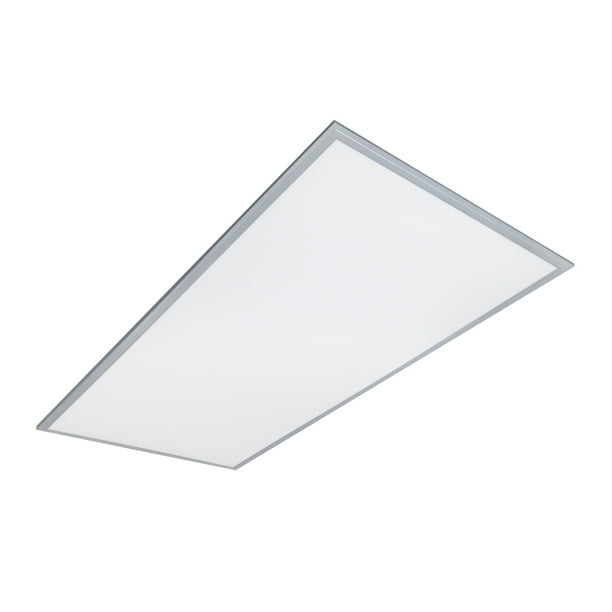 Estevez Panel LED Empotrable o Suspendido, 60 Watts, 5400lm, 4000K, Color Níquel