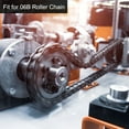 thumbnail image 6 of Uxcell 06B Roller Chain Sprocket 17T Pitch 3/8" 25mm Bore A3 Carbon Steel Motor Drive Gear, 6 of 6