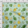 thumbnail image 3 of oneOone Polyester Spandex Green Fabric Asian Kawaii Fabric For Sewing Printed Craft Fabric By The Yard 56 Inch Wide, 3 of 4