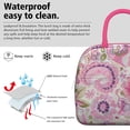 thumbnail image 3 of Womens Pioneer Flower Floral Print Pattern Lunch Box for Work,Insulated Lunch Bag for Women,Loncheras Para Mujer,Leakproof Adult Lunch Bag for Work,Beach,Travel,Picnic,Camping, 3 of 7