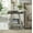 Dark Brown+Gray, variant on Xukmct Rectangle End Table with Bottom Shelf, Wood Side Table for Living Room, Office, Black