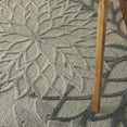 thumbnail image 3 of Nourison Aloha Indoor/Outdoor Tropical Floral Silver Grey 5'3" x 7'5" Area Rug, (5' x 8'), 3 of 10