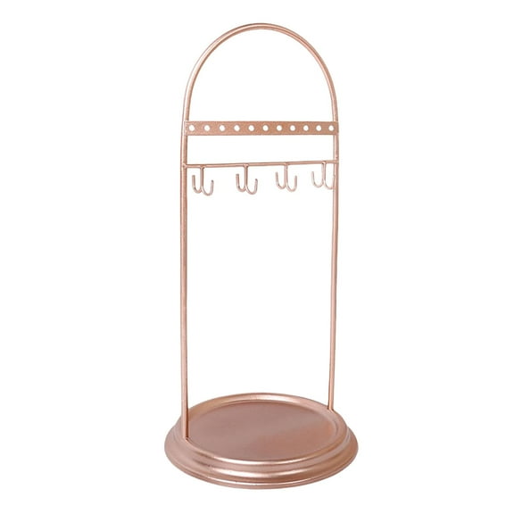 Modern Jewelry Organizer Display Stand Iron Tabletop for Chains Storage Rack