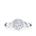 thumbnail image 4 of Lab Grown Diamond Designer Engagement Ring - 0.6 Carat - EF-VS Quality, 10K White Gold, US 3.00, 4 of 8