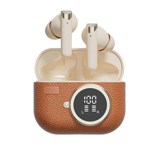 Auriculares Inalámbricos Bluetooth Verdadero Inalámbrico en Pantalla de Batería Del Oído con Tiempo de Uso Prolongado Y Reducción de Ruido Auriculares Bluetooth 5.4 Auriculares Bluetooth Auriculares I