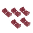 thumbnail image 3 of Paquete de 5 perillas de mezclador de plástico Kusrkot Reemplazo de la perilla del fader del mezclador rojo, 3 of 8