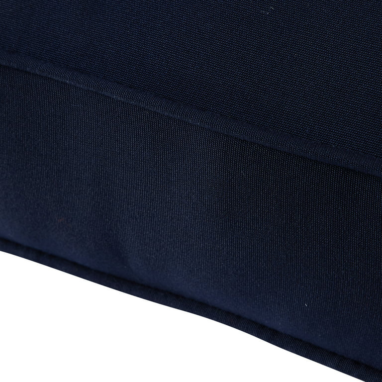 Home Decorators Collection 24 in. x 20 in. Performance Acrylic Premium Foam Firm Deep Seating Outdoor Lounge Chair Cushion in Canvas Navy