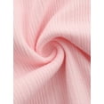 thumbnail image 7 of DARING DIVA Women's Cotton Knit Ribbed Elastic Waist Loungewear S Pink, 7 of 7