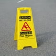 thumbnail image 3 of Juztec 23.6*11.8*1.2 Wet Floor Sign - Caution Safety Sign for Slippery Floors in Walmart, 3 of 6