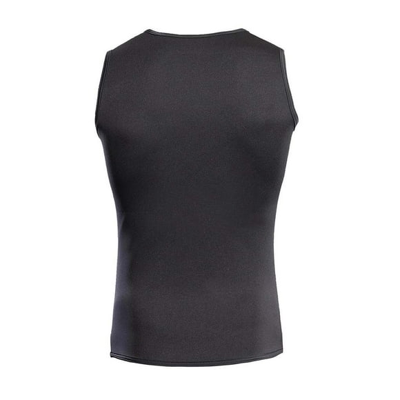 Toystoory Traje de baño para hombre, deportes acuáticos, transpirable, respetuoso con la piel, traje de buceo de 2mm, camiseta sin mangas, Deportes acuáticos Negro S