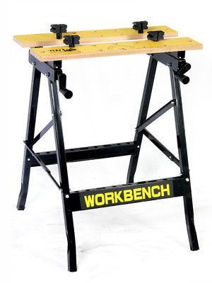 Multi-Function Work Table Sawhorse Quick Clamps Holding Pegs Pre-Assembled 