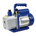 Zeny 3,5CFM Single-Stage 5 Pa Rotary Vane Economy Vacuum Pump 3 CFM 1/4HP Air Conditioner Refrigerant HVAC Air tool R410a 1/4" Flare Inlet Port, Blue