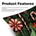 thumbnail image 2 of Christmas Pillow Covers Set of 2 with Unique Patterns - Available in 16x16, 18x18, and 20x20 Inches for Various Occasions - Pillow Inserts Included, 2 of 6