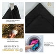 thumbnail image 5 of Superior Ribbed Cotton 4-Piece Black Bath Sheet/ Towel Set, 5 of 7