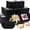 Black-6x6x5 Inches, variant on 40pcs 8x8x5 inches Cake Boxes with Cake Boards(20 Boxes & 20 Boards), 8 inch Brown Cake Boxes with Window,Cajas Pasteles Square Cardboard Cake Containers for Christmas Thanksgiving