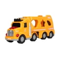 thumbnail image 3 of Transport Carrier Truck Set Large Spray Sound Light Inertia Double Layer With 4 Small Trucks Model Car Kit For Kid Gifts, 3 of 21
