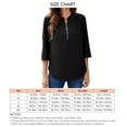 thumbnail image 5 of Blusa Informal Para Mujer, Tops Con Estampado De Lunares, Cuello Redondo, Color Puro Ligero Para Viajes Para Mujer Para La Oficina ANGGREK  Otros, 5 of 5