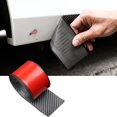 thumbnail image 2 of HSHDLDF Universal Carbon Fiber Pattern Side Skirts Anti-Scratch.Rubber Anti-Scratch Side Skirts Edge Guards.Protector for Sedans, Truck, SUV,Rubber Bumper Protector 10CMx4M(Carbon Fiber Pattern), 2 of 5