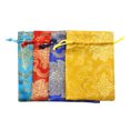 thumbnail image 1 of Bolsa de regalo para joyas, de tela brocada, 20 unidades, 14 x 10 cm, 1 of 1