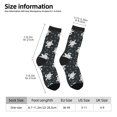 thumbnail image 2 of Bingfone Turtle Print Compression Socks for Women and Men Long Socks for Running Athletic Cycling Nurse, 2 of 6