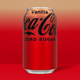 thumbnail image 2 of Coca-Cola Vanilla Zero Sugar Soda Pop, 12 fl oz, 12 Pack Cans, 2 of 5
