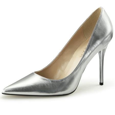 7.5 Inch High Heel - Womens Pointed Toe Shoes High Heel Pumps Classic Stilettos 4 Inch Heels