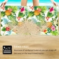 thumbnail image 4 of Summer Anckoeil Beach Towel Oversized Super Absorbent Sand Thick Microfiber Beach Towel Cute Tropical Palm Leaf Beach Towels 27x55in for Kids Men Women Girls Boys, 4 of 9