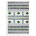 thumbnail image 3 of Casavani Block Printed Green Rug For Living Room 12'x12' Cotton Square Area Rugs for Outdoor Patio, 3 of 6