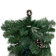 thumbnail image 5 of Northlight Mixed Pine and Blueberries Artificial Christmas Teardrop Swag - 28" - Unlit, 5 of 8