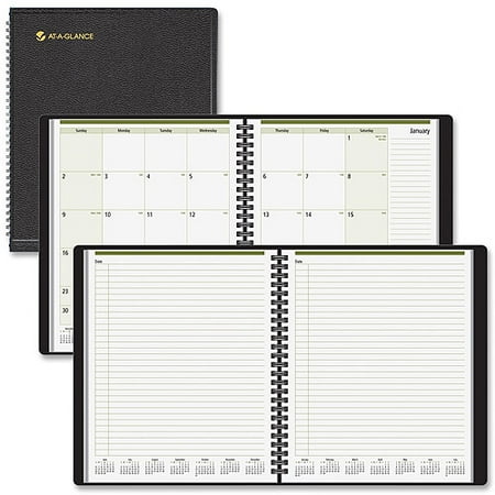 planner professional monthly glance notetaker