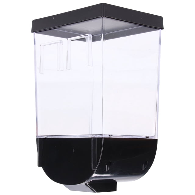 Dispensador de cereales, dispensador de alimentos secos cuadrado, dispensador de alimentos secos, dispensador de perlas para lavandería, rendimiento finamente ajustado